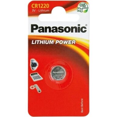 Battery Panasonic Lithium CR1220 (1 pcs.)