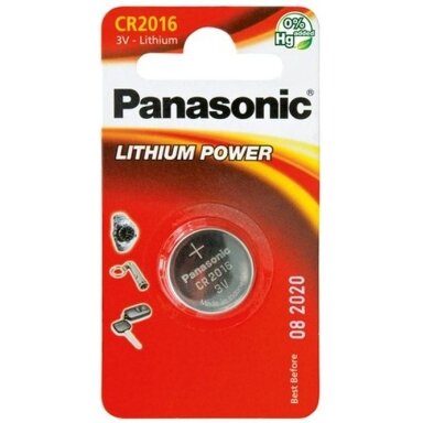 Battery Panasonic Lithium CR2016 (2 pcs.)