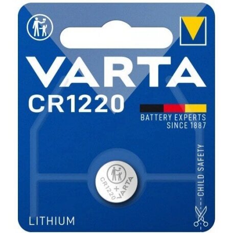 Baterija VARTA Lithium CR1220 (1 vnt.) Baterija VARTA Lithium CR1220 (1 vnt.)