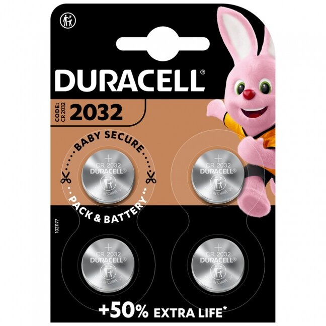 Battery Duracell Lithium CR2032 (4 pcs.) Battery Duracell Lithium CR2032 (4 pcs.)