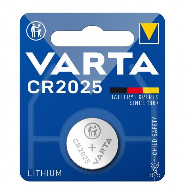 Baterija VARTA Lithium CR2025 (2 vnt.) Baterija VARTA Lithium CR2025 (2 vnt.)