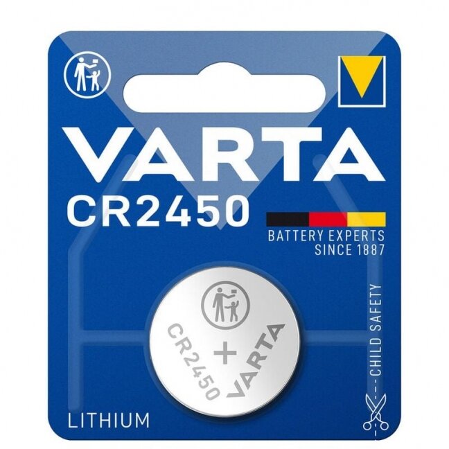 Baterija VARTA Lithium CR2450 (1 vnt.) Baterija VARTA Lithium CR2450 (1 vnt.)