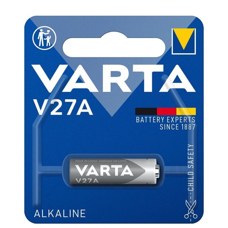 Baterija VARTA Alkaline 27A (1 vnt.) Baterija VARTA Alkaline 27A (1 vnt.)