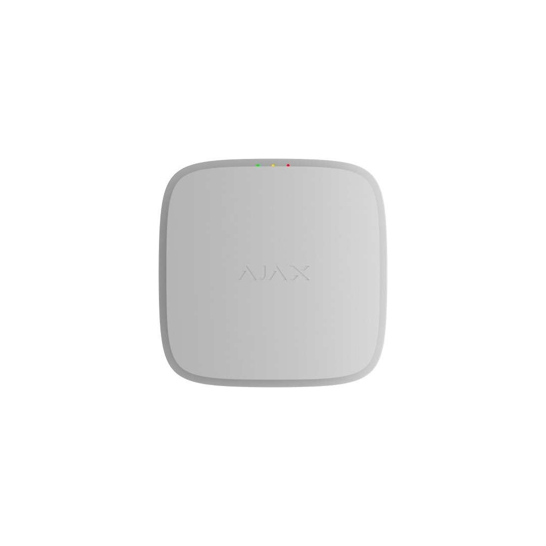 Wireless heat detector Ajax EN54 FireProtect 119917.273.WH1 (white, without siren) Wireless heat detector Ajax EN54 FireProtect 119917.273.WH1 (white, without siren)
