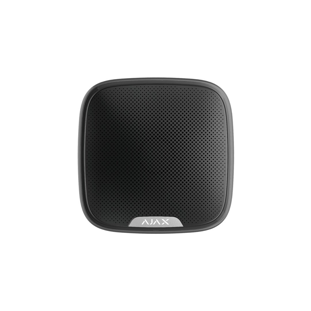 Wireless outdoor siren Ajax StreetSiren DoubleDeck (black)