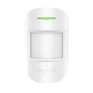 Wireless motion and glass break detector AJAX CombiProtect (White)