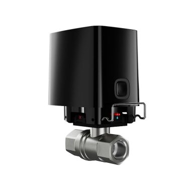 Wireless electric water shutoff valve Ajax WATERSTOP 52268.155.BL1 (black)