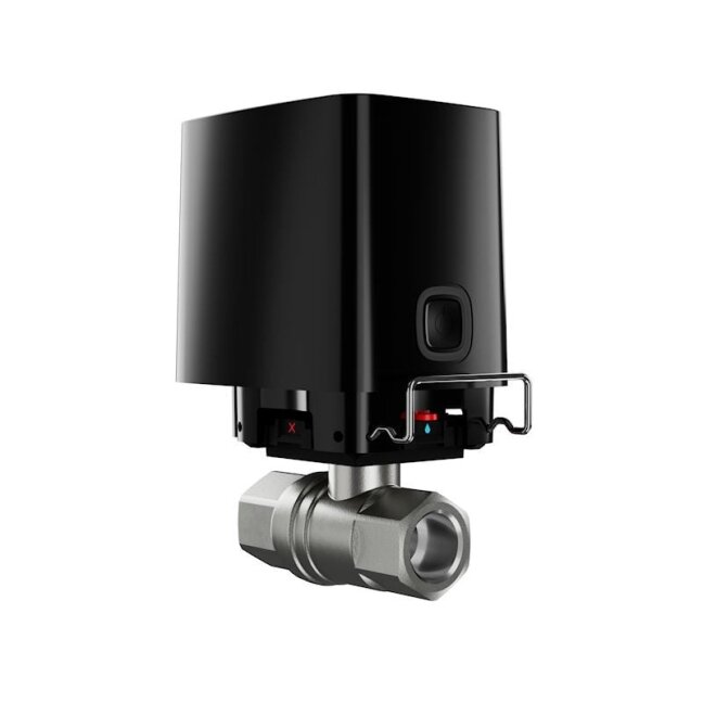 Wireless electric water shutoff valve Ajax WATERSTOP 52268.155.BL1 (black) Wireless electric water shutoff valve Ajax WATERSTOP 52268.155.BL1 (black)