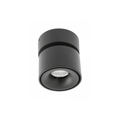 BIANCO ceiling lamp GTV LD-BNCC8WOC-NB (black, 8W, 4000K, 680lm)