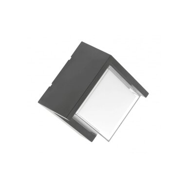 CANTI LED wall lamp (gray, 12W, 1000lm, IP65, 4000K) GTV LD-CANTI12WKW-15