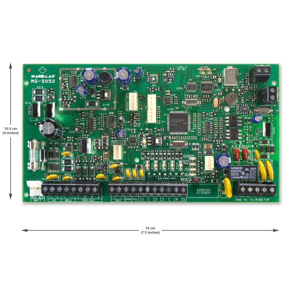 Centralė PARADOX MG5050+ belaidė (433 MHz) Centralė PARADOX MG5050+ belaidė (433 MHz)