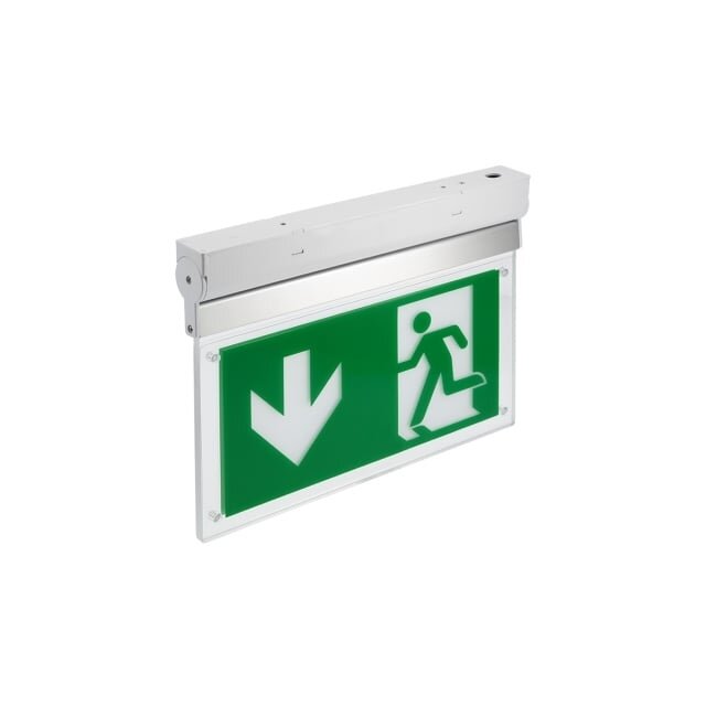 CORSO-3 LED evakuacinis šviestuvas prie sienos (3W, 6400K, IP 20, 900mAh) CORSO-3 LED evakuacinis šviestuvas prie sienos (3W, 6400K, IP 20, 900mAh)