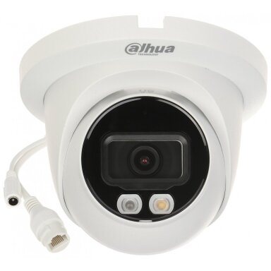 Dahua Dome HDW2449TM-S-IL-0280B F2.8 (White, 4MP, 95°, IR+LED 30m, IP67)