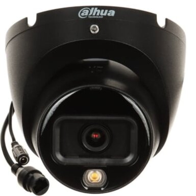 Dahua Dome  IPC-HDW1639T-A-IL-0280B-S6-BLACK F2.8 (Black, 6MP, ~110°, IR+LED 30m, IP67)
