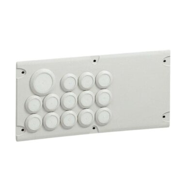 Multi-place seal for Atlantic and Marina panel Legrand 036494 (14 places, RAL7030)