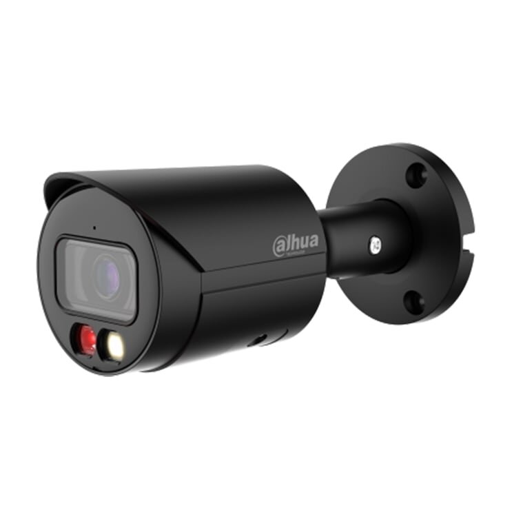 Dahua Bullet IPC-HFW2449S-S-IL-0280B F2.8 (Black, 4MP, ~95°, IR+LED 30m, IP67, PoE)