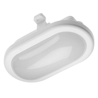 DELTA oval lamp with motion detector GTV LD-DELOW6WC-NB (6W, 4000K, 400lm, IP54)