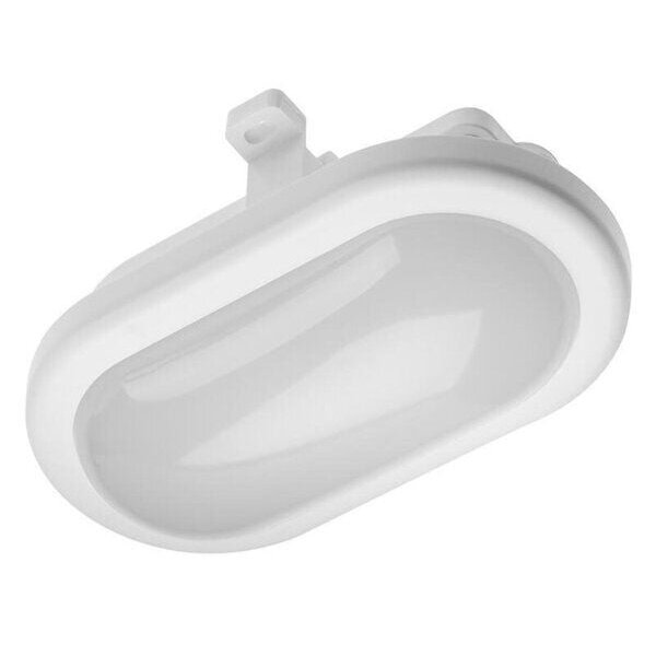 DELTA oval lamp with motion detector GTV LD-DELOW6WC-NB (6W, 4000K, 400lm, IP54)