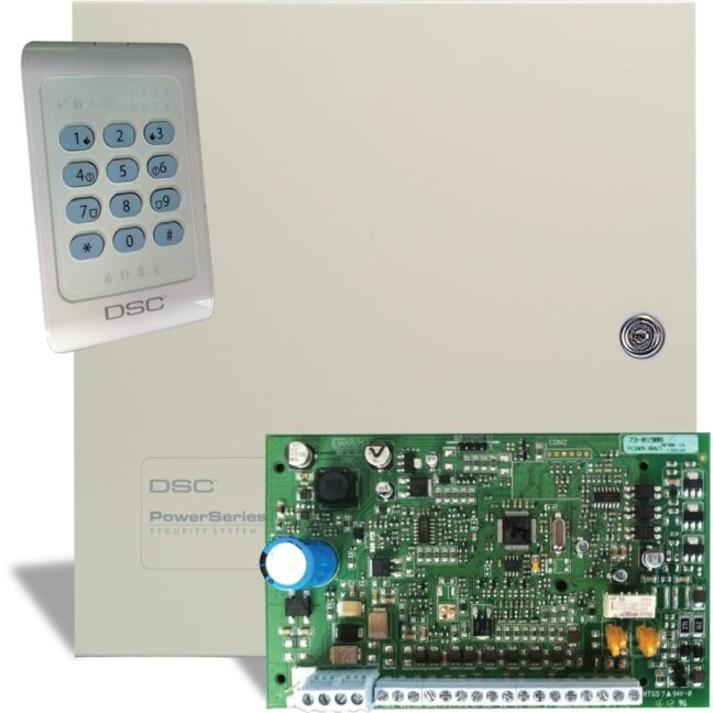 DSC PC1404 and PC1404RKZ set (with cabinet) DSC PC1404 and PC1404RKZ set (with cabinet)