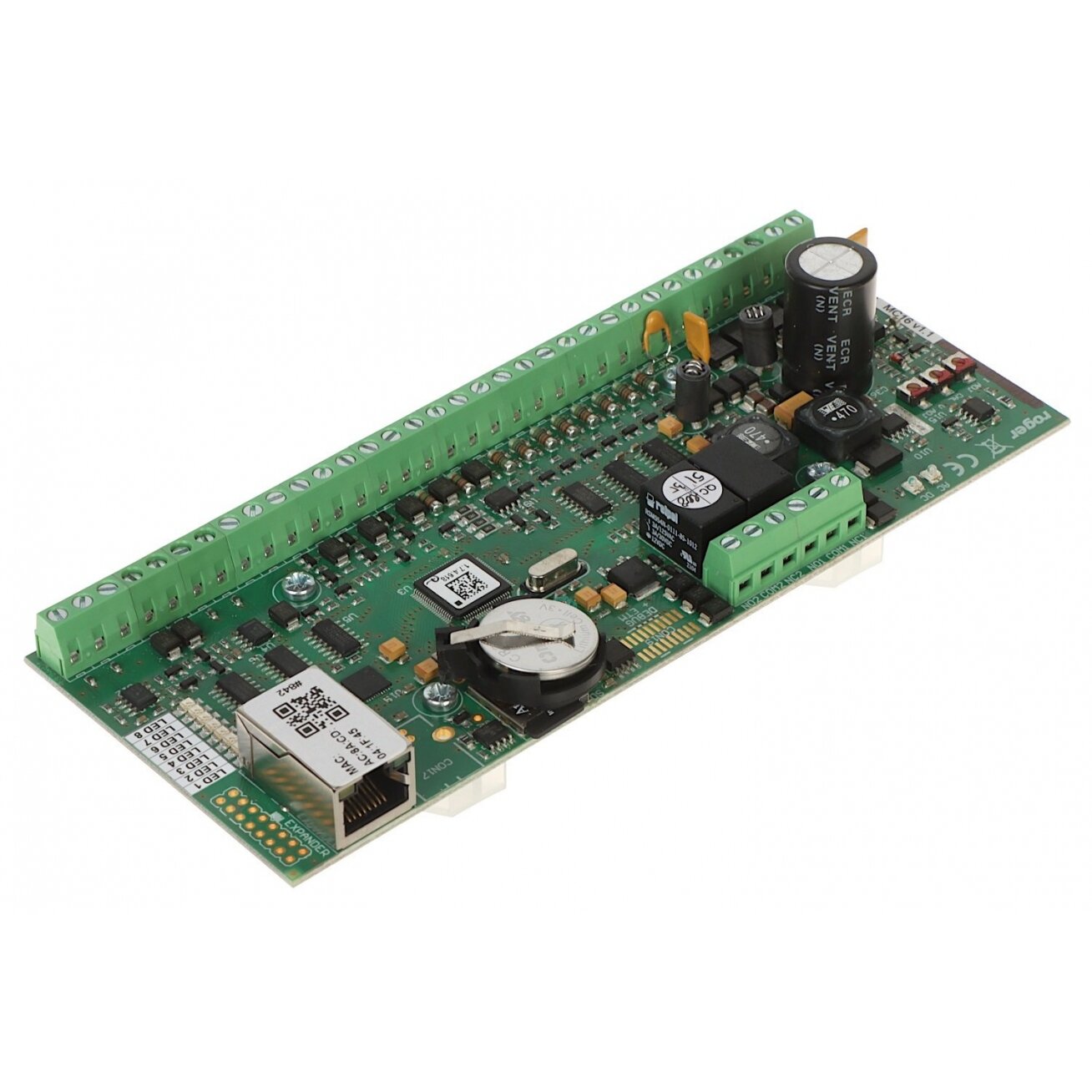 Door controller ROGER MC16-PAC-EX-4 (RACS 5, with 4-door license, 8 million events, 2 relay outputs)