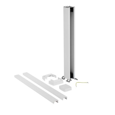 Double-sided white aluminum column Legrand Mosaic 653003 (68 cm)