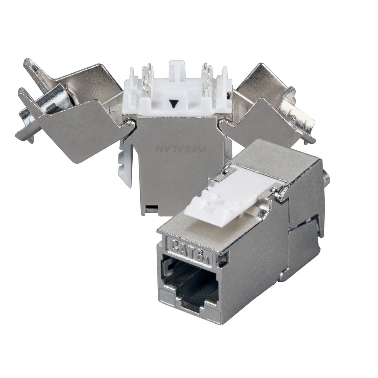 EFB Infralan Lizdas RJ45 6A cat SLIM IKS-6A-PVP-12