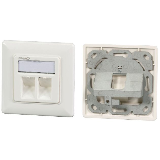 EFB Infralan frame socket RJ45 IMT-01-RK-WS-KP  (TIA) (1 socket, metal frame)
