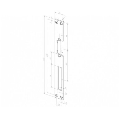 El. sklendės juosta EFF EFF - ASSA ABLOY 02140