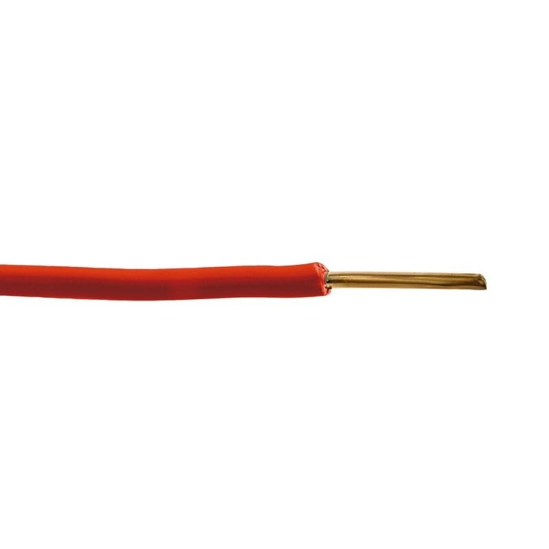 Elpar H07V-U (YDY) 1x6 mm2 single core wire (monolithic, red, 1 m)