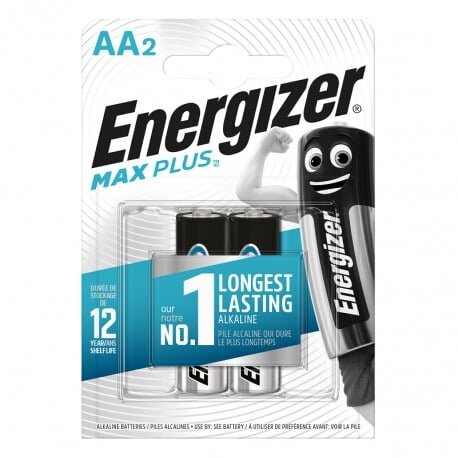 Energizer Max Plus AA 2vnt. baterijos Energizer Max Plus AA 2vnt. baterijos