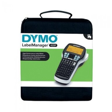 Etikečių spausdintuvas DYMO LabelManager 420P S0915480 (pakraunamas, D1/Rhino 6–19 mm) Etikečių spausdintuvas DYMO LabelManager 420P S0915480 (pakraunamas, D1/Rhino 6–19 mm)