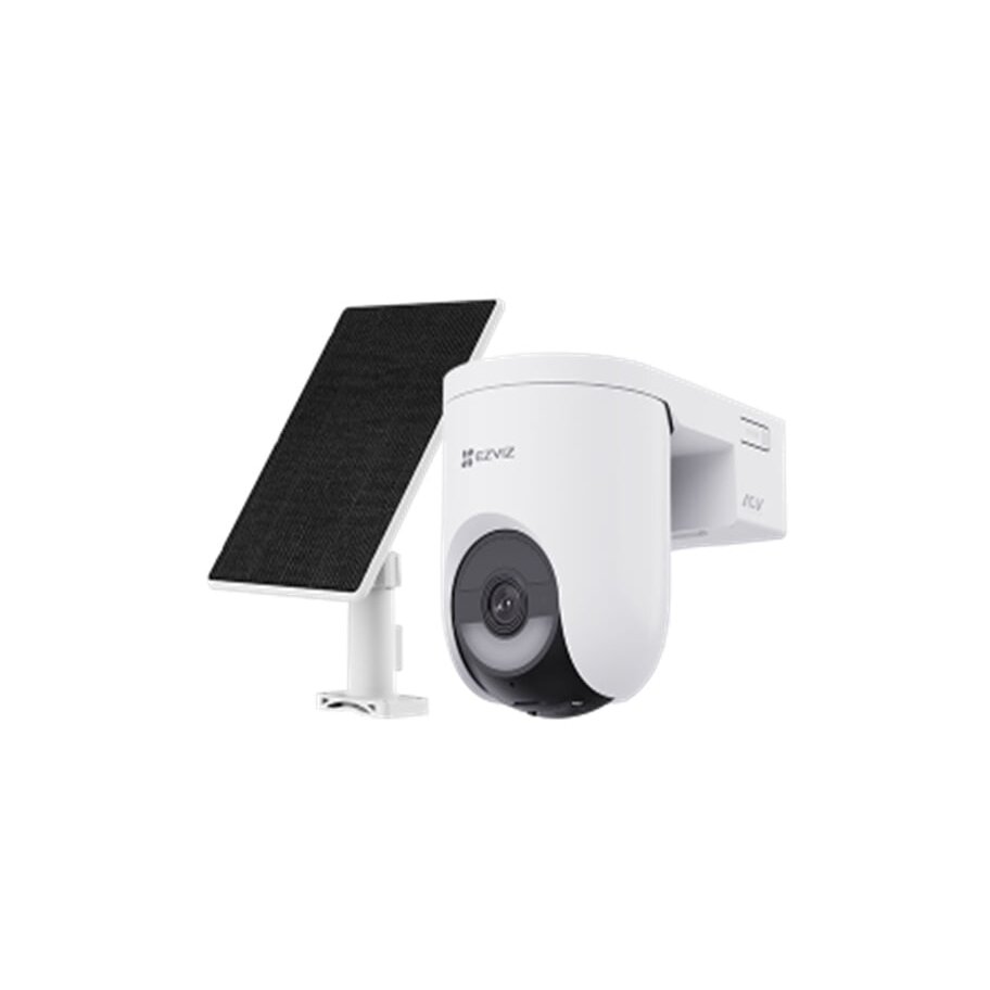 EZVIZ CS-HB8c lauko akumuliatorinė valdoma kamera su saulės panelės komplektu (Type-C, 4 MP, 4 mm, 4G/LTE, Wi-Fi)