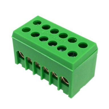 Phasic clamp 2p A6H-2 Morek MAD2006G15 (green, 6x16 mm2, Cu)