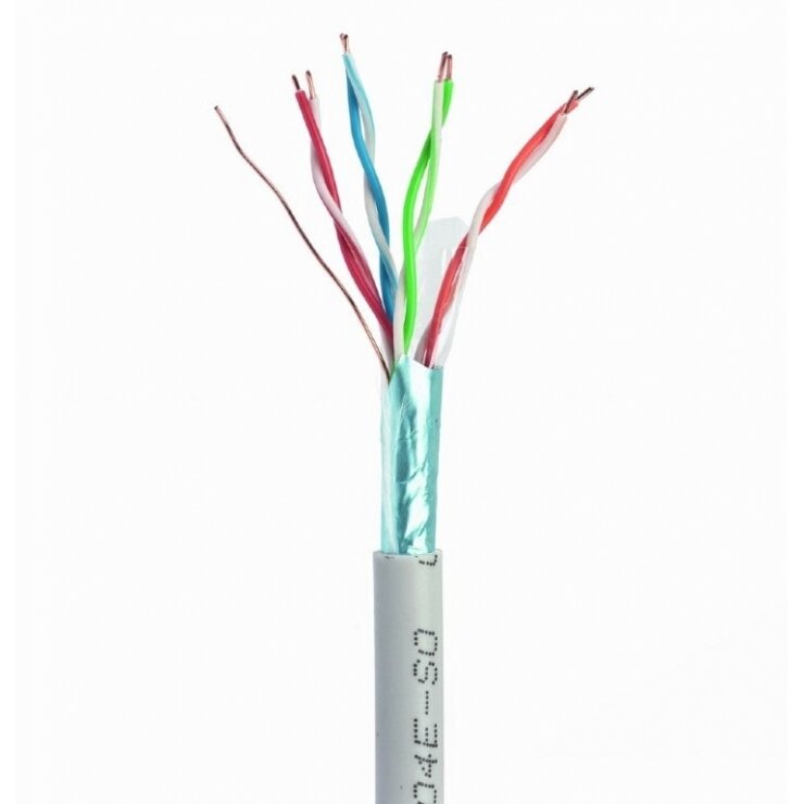 FTP kabelis Gembird CAT5E (305m, vidaus) FTP kabelis Gembird CAT5E (305m, vidaus)