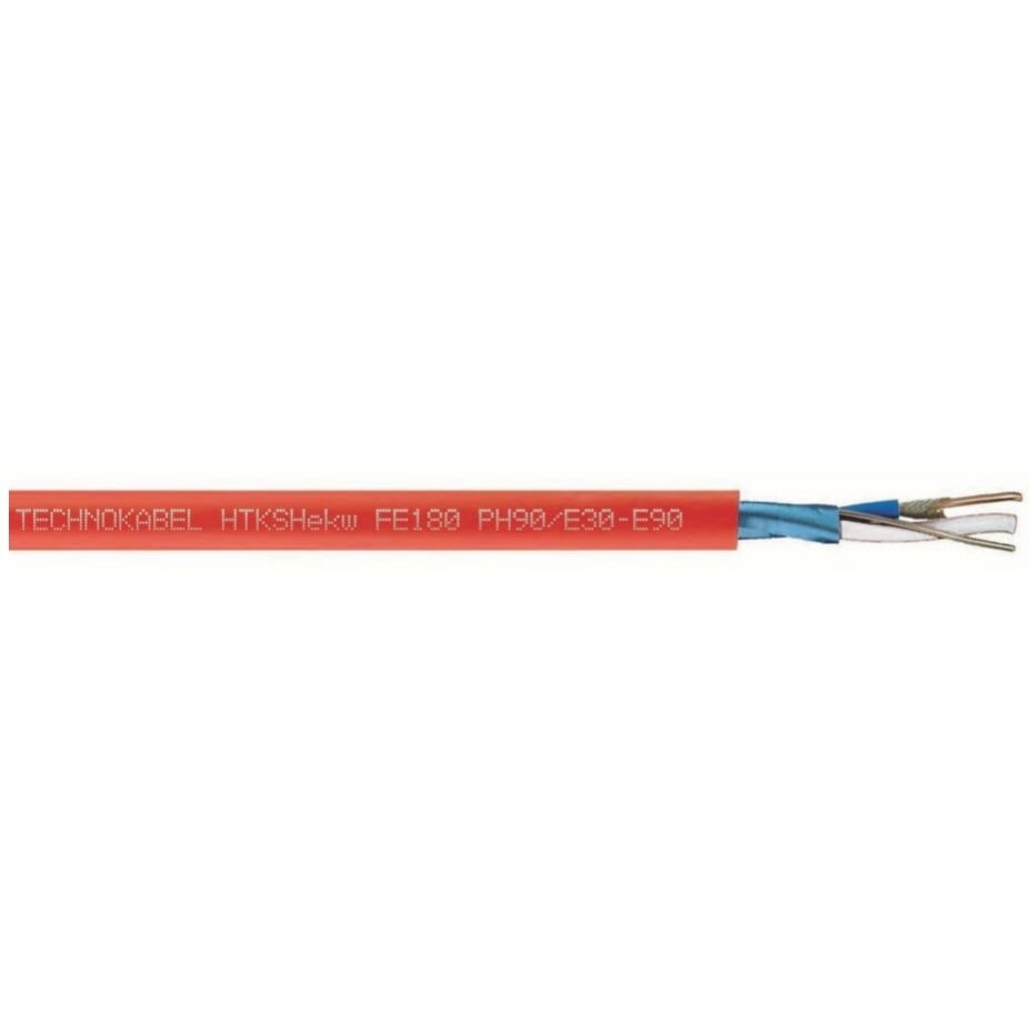 Fire alarm cable Bitner HTKSHekw FE180/PH120 E90 4x2x0.8mm (shielded, Cca-s1b,d2,a1, 100m)