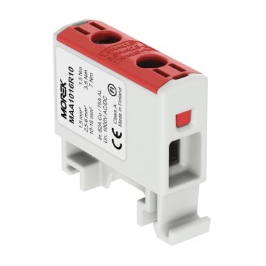 Clamp OTL16 1x1.5-16mm2 Morek MAA1016Y10 (red)