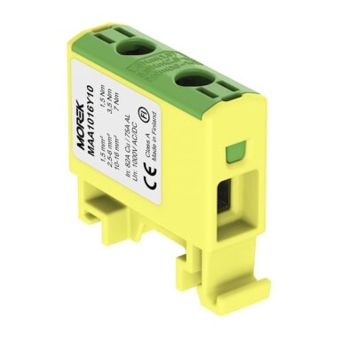 Clamp OTL16 1x1.5-16mm2 Morek MAA1016Y10 (yellow/green)