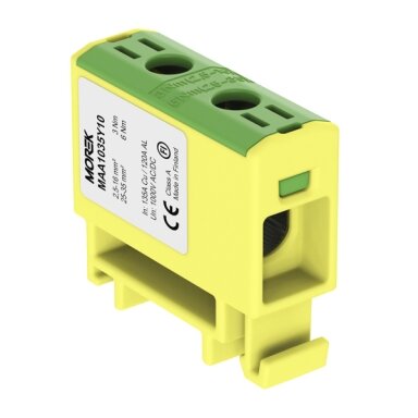 Clamp OTL35 1x2.5-35mm2 Morek MAA1035Y10 (yellow/green)
