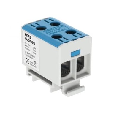Terminal OTL50-2 Morek MAA2050B10 (blue, 2x1.5-50mm², Al/Cu, 1000V)