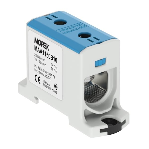 Gnybtas OTL150 1x25-150mm2 Morek MAA1150B10 (mėlyna) Gnybtas OTL150 1x25-150mm2 Morek MAA1150B10 (mėlyna)