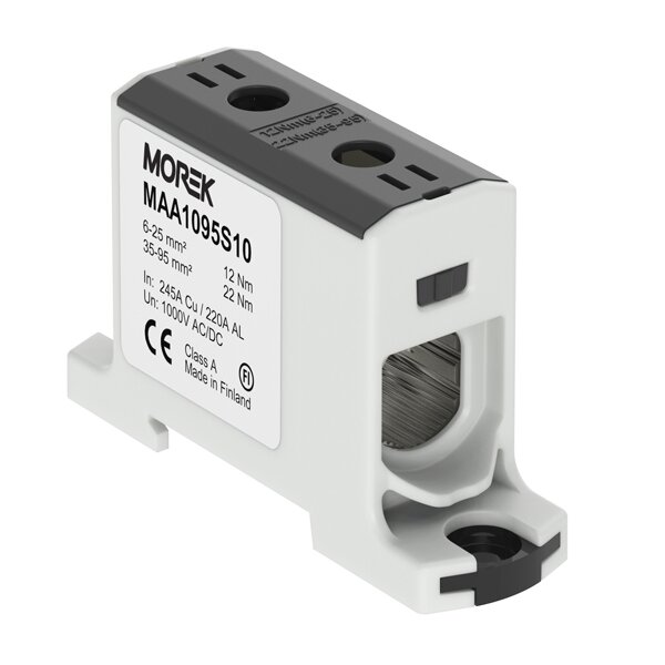 Gnybtas OTL95 1x6-95mm2 Morek MAA1095A10 (juodas) Gnybtas OTL95 1x6-95mm2 Morek MAA1095A10 (juodas)