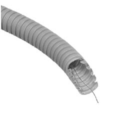 Corrugated pipe with wire 40mm (grey, 25m, 320 N/5 cm, D40) Pipelife