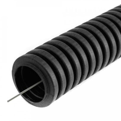 Corrugated pipe BLACK with wire D32 (REEL 50m) Marmat