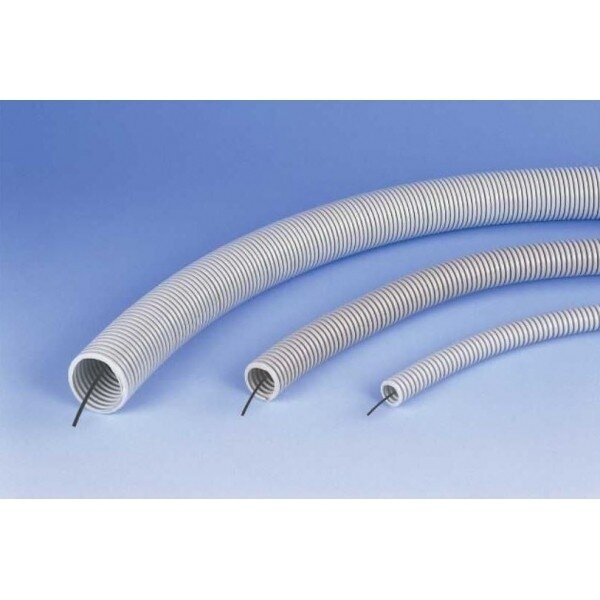 Gofruotas PVC vamzdis su viela 25mm (50m) Gofruotas PVC vamzdis su viela 25mm (50m)