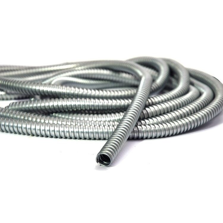 Gofruotas metalinis vamzdis D12 (ritė 50m) Gofruotas metalinis vamzdis D12 (ritė 50m)