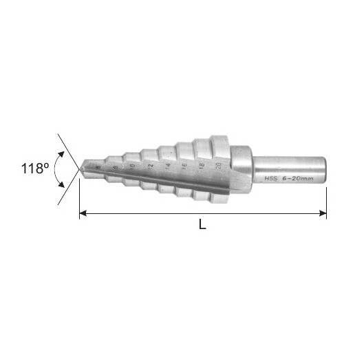 Hammer drill bit SWW 6-20 STARFIX