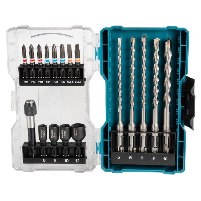 Grąžtų ir atsuktuvo antgalių rinkinys Makita E-07026 Grąžtų ir atsuktuvo antgalių rinkinys Makita E-07026