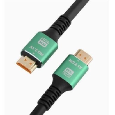 HDMI–HDMI kabelis Wirellee (3 m, HDMI 2.1, 8K, 60 Hz, 48 Gbit/s, ARC, juodas)