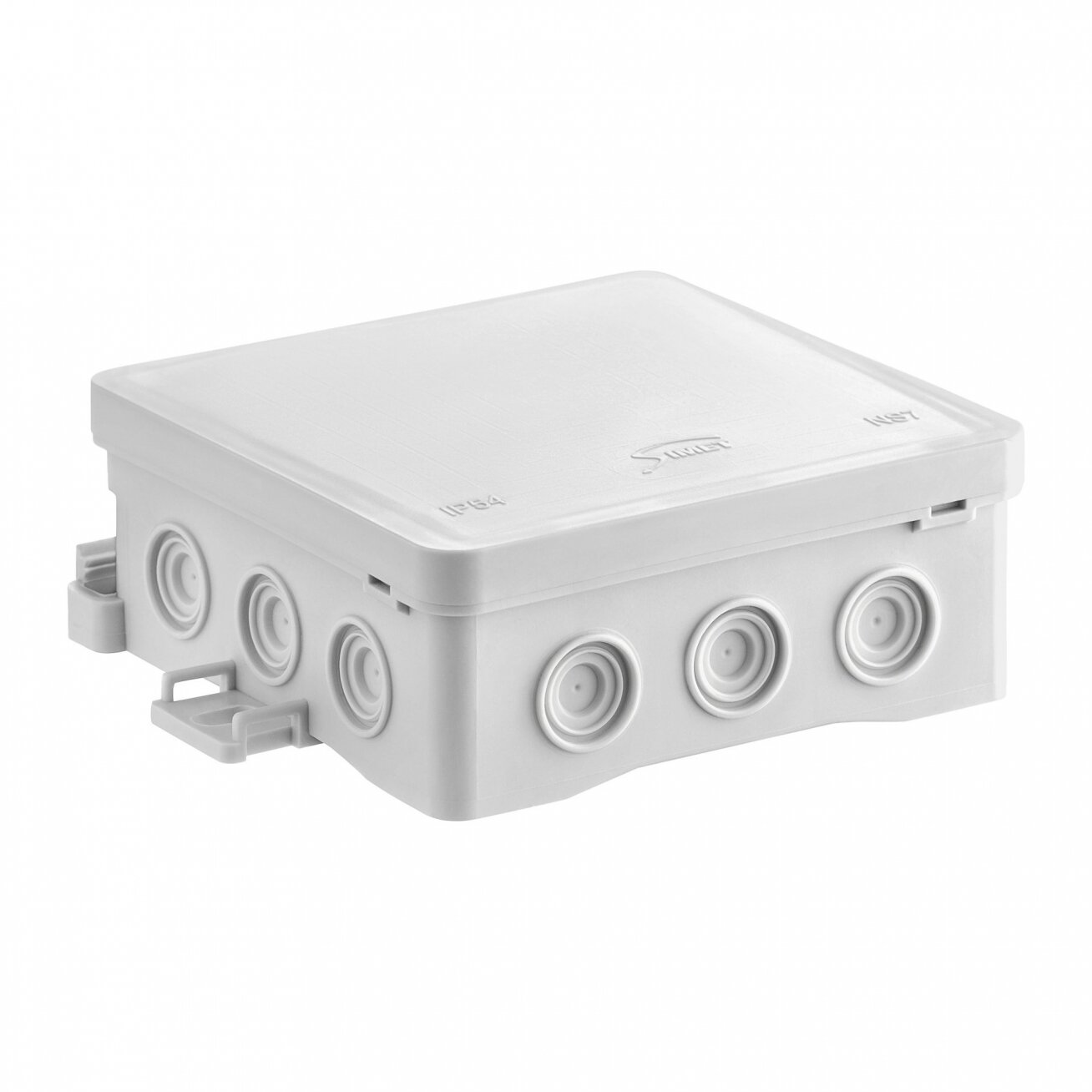 Hermetic distribution box Simet NS7 35349102 (gray, 100x100x40mm, IP54) ​