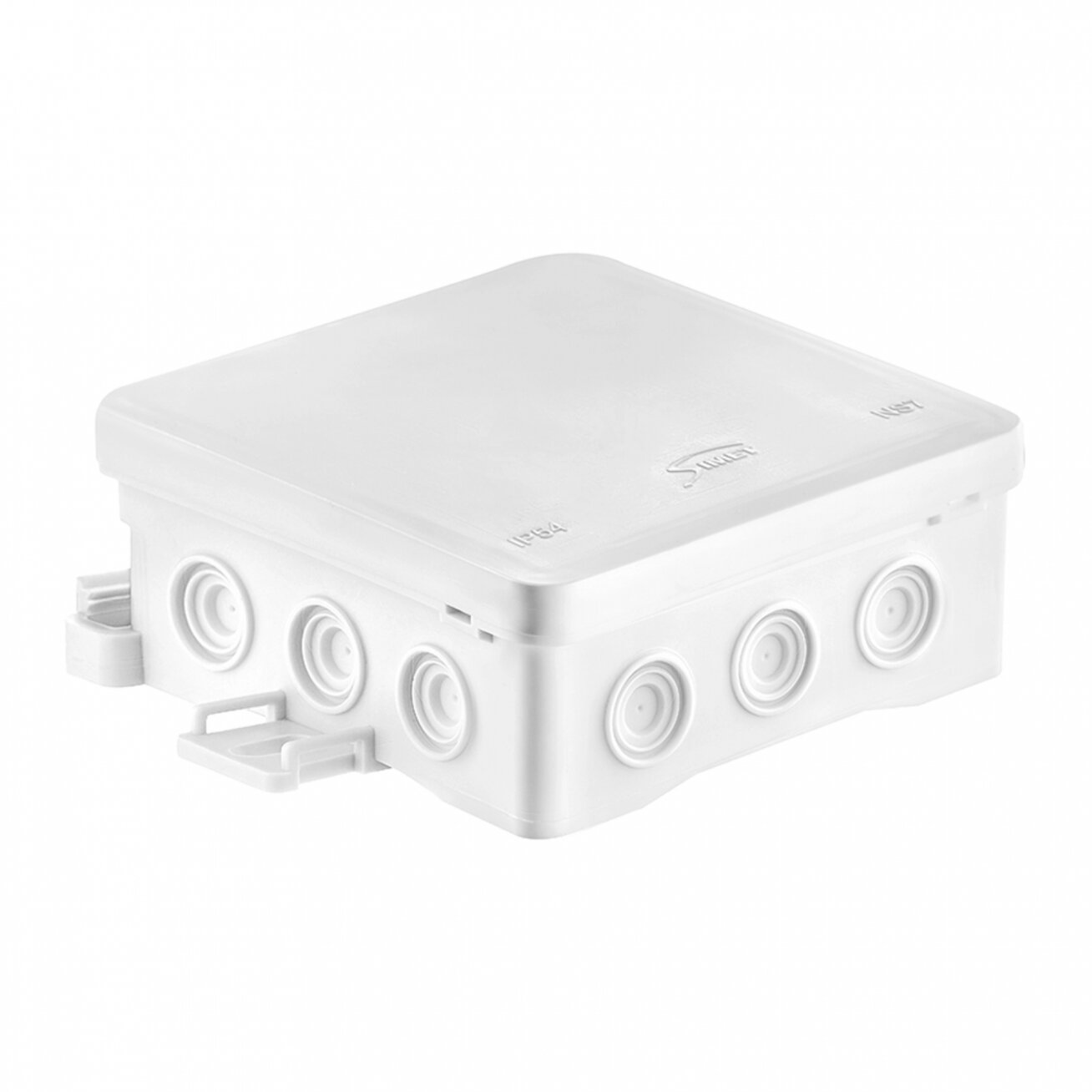 Hermetic distribution box Simet NS7 35349106 (white, 100x100x40mm, IP54) ​